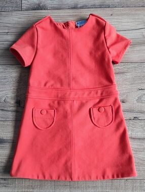 Jacadi Coral Short-Sleeve Pocket Dress